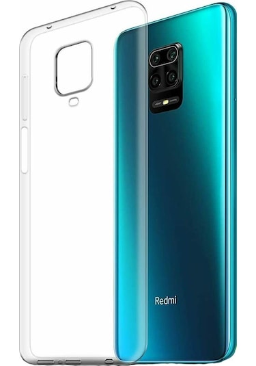 Logis Xiaomi Redmi Note 9s Şeffaf Silikon Kılıf