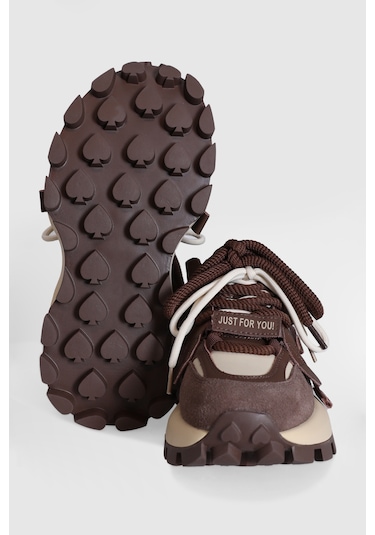 Lufian Yoko Kadın Sneaker Ayakkabı Kahve Kahve