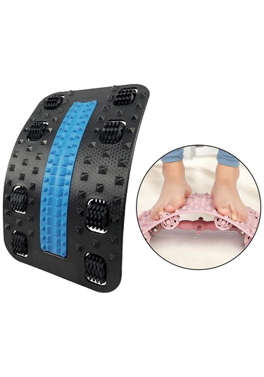 Homyl Boyun Sırt Sedye Masaj Bel Tahtası Kanepe Sandalye Siyah