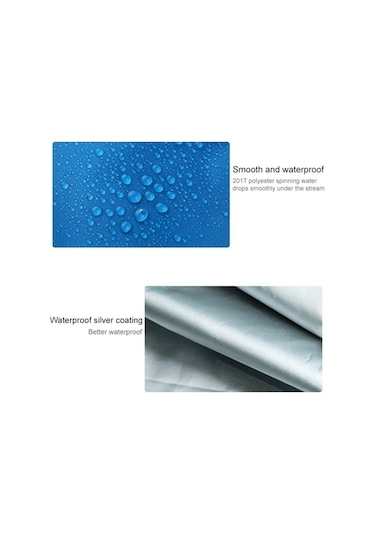 Ganzhoushop Tente Su Plaj Pergola Mavi Koruyucu Güneş Güneş Geçirmez Fonksiyonlu Çok Çadır Barınağı Açık Zl Mavi