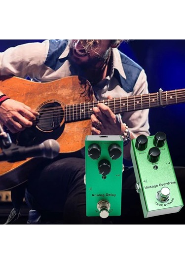 Teltree Mini Gitar Efekt İşlemcisi: Vintage Fazer, Analog Korus, Dijital Delay Ve Tube Tremolo İle Gerçek Bypass