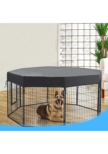 Homyl Köpek Oyun Parkı Kapağı Su Geçirmez Katlanabilir