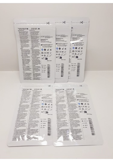 Tens Elektrod Pedi 5x5 Cm Kablolu 4lü Paket 5 Adet