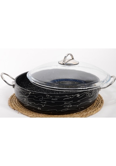 İmza Efsane 24 Cm Granit Basık Tencere