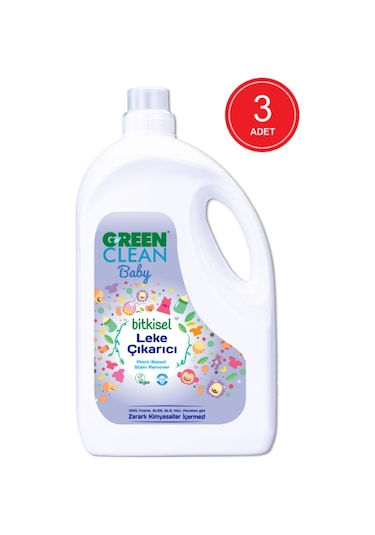 U Green Clean Baby Bitkisel Leke Çıkarıcı 3 x 2750 ML