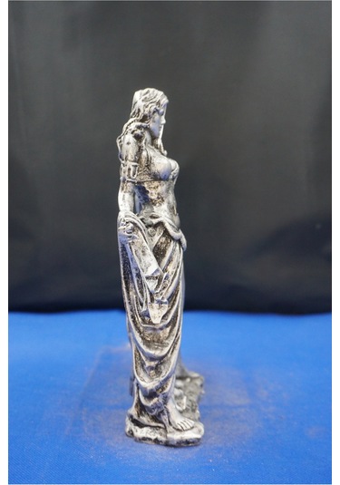 Frigga Annelik Tanrıçası Heykeli 22 Cm Mitolojik Biblo, Ev Dekor Ve Hediyelik Gümüş