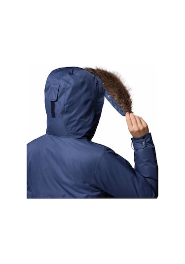 Columbia Suttle Mountain Long Insulated Kadın Mont-8802 Lacivert