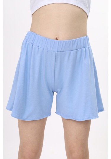 Toontoy Kız Çocuk Şort Mavi