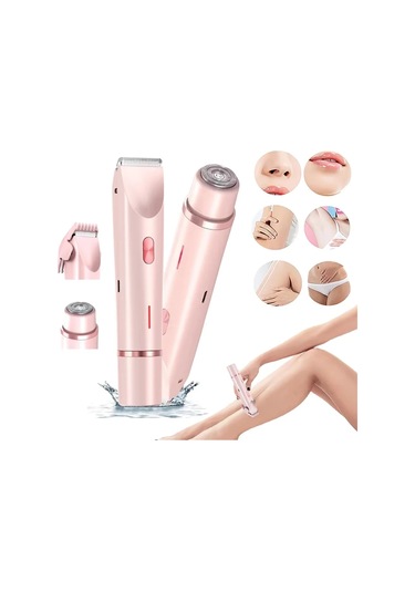 Elektrikli Tıraş Makinesi Kadın Tıraş Makinesi Ağrısız Kadın Bıyık Epilatör Pink Pembe