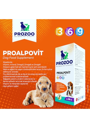 Prozoo Proalpovit Köpek 100 ML