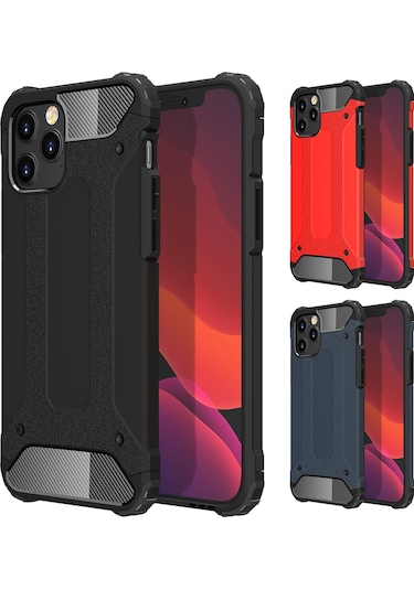 Fitcase Iphone 12 / 12 Pro Zirh Tank Tam Koruma Arka Kapak 519395410