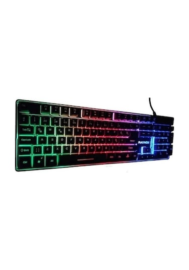 Raynox Pro K1000 Usb Kablolu RGB LED Aydınlatmalı Mekanik Hisli Oyuncu Q Klavye