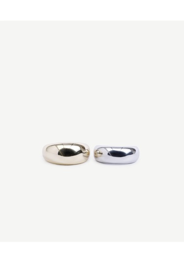 Yargıcı Bombe Formlu Yüzük Seti 25kkbj8183x 630 Çok Renkli