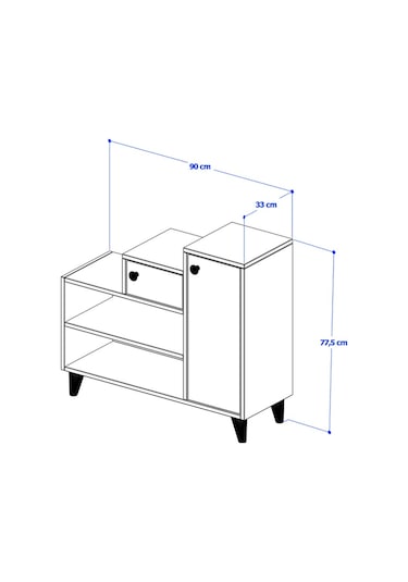 Opus Ayakkabılık - Atlas Çam - Beyaz