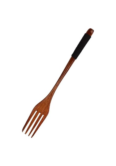 Fosenze Doğal Ahşap Tatlı Çatalı, Dayanıklı Ve Zarfımsı, 22.5 Cm, 1 Adet, Lezzetlerinizi Leydikleyin Ahşap