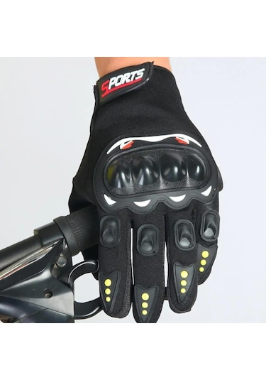 Tam Korumalı Rüzgar Geçirmez Dokunmatik Bisiklet Motorsiklet Eldiveni