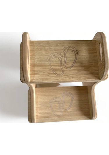 Mdf Basamak Tabure Çocuk Banyo Wc Lavabo Merdiven Yükseltici