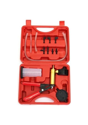 Didadodo El Tipi Vakum Tabanca 2'si 1 Arada Fren Hidroliği Hava Alma Değişimi Test Cihazı Kiti