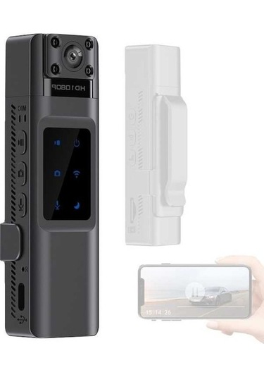Ulzyvf Yüksek Netlikli Wifi Modüllü Taşınabilir Siyah Aksiyon Kamerası - Siyah Siyah