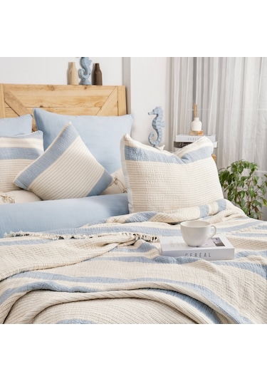 Schafer Home Enza Çeyiz Seti 8 Parça-mavi Mavi