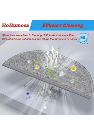 Tongxida Roborock S8 Max Ultra Temizleme Fırçası, Yan Fırça Ve Mikrofiber Seti - Robot Süpürge Aksesuarları