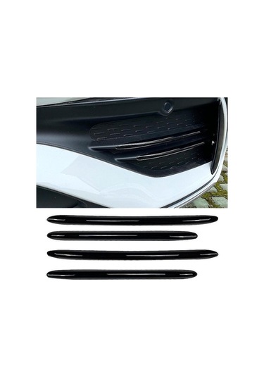 Besthome1 Mercedes-benz C Sınıfı W206 C200 Ön Sis Lambası Kaplaması Siyah, Dekoratif Koruyucu