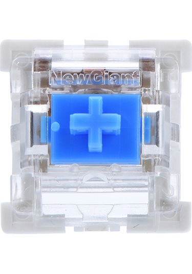 Ximistore9 Mekanik Klavye Mavi Anahtar 10 Adet , Şeffaf Kasa, Led Işığı Uyumlu, Gerçek Tuş Hissi, Uzun Ömürlü Plastik Malzeme