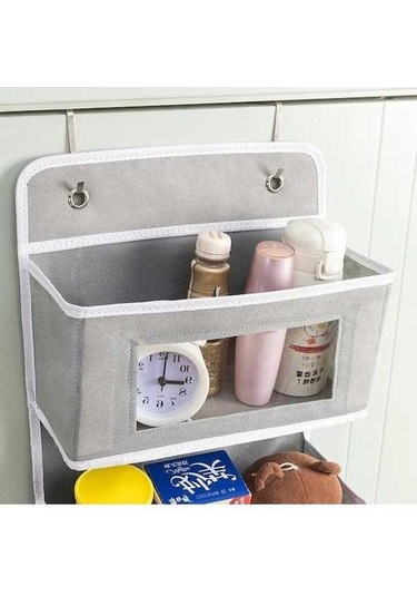 Novahub Grey Non-woven Storage Bag, Wall And Door Hanger, Baby Diaper Bag, Kitchen Storage, Bathroom, Home Organization Gri