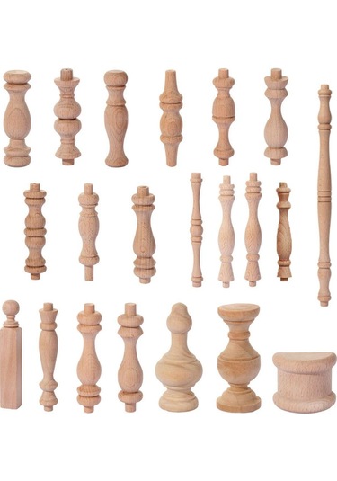 El Sanatları Avrupa Tarzı Mobilya Ayak Bacaklar Dolap Koltuk Ayakları Vintage Ahşap Oyma Ev Dekor 17