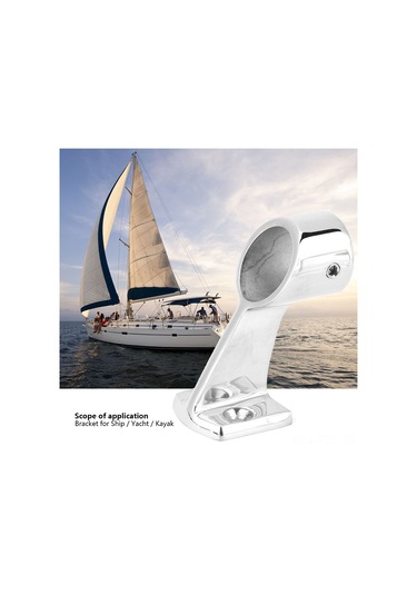 Padalink 316 Paslanmaz Çelik Braket, Korozyona Dayanıklı, Gemi/yat/kayak Uygun, 22mm 7/8 İnç , Kol Aracı, Kolay Kurulum, Dayanıklı