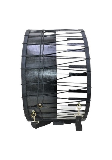 Gd-50r Ahşap Asma Davul Piyano Desenli 50 Cm