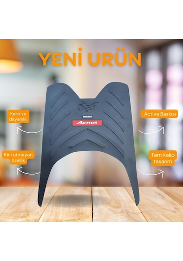 Honda Actıva 125cc Paspas Kaymaz Taban 2023 Sonrası