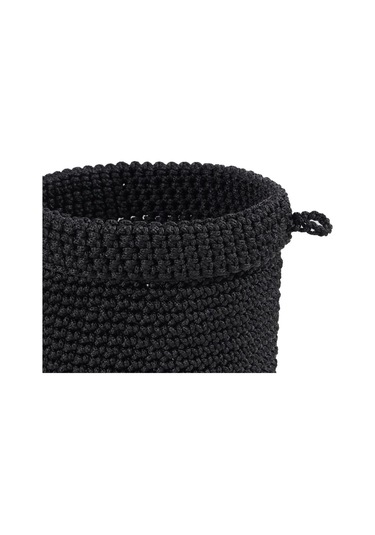 Dolıty 2x Saklama Sepetleri Oturma Odası Şifonyer Tuvalet Siyah Siyah