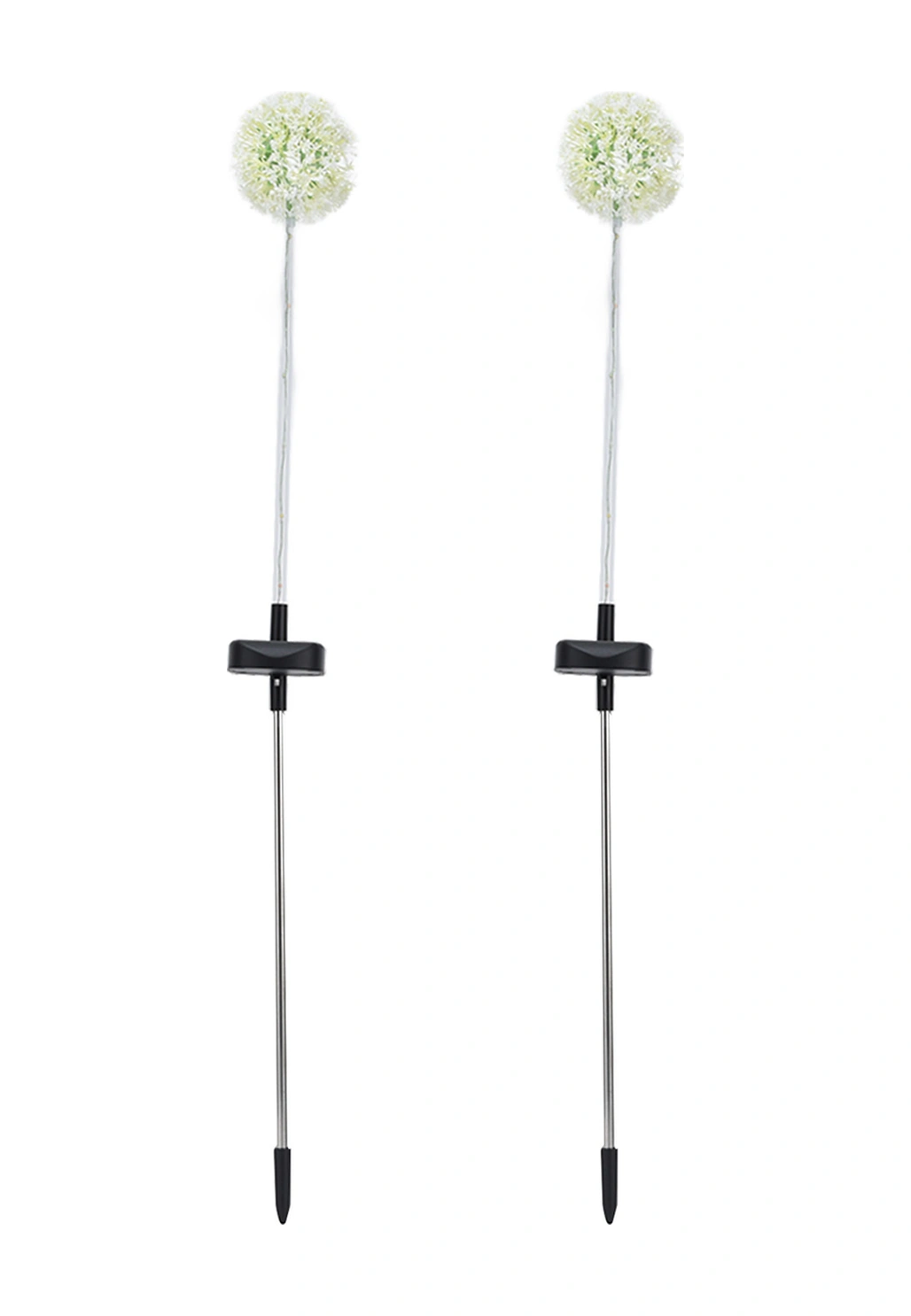 Vkemall Güneş Enerjili 6 Led Papatya Bahçe Lambası, Dışarıda Renk Değiştiren, Simülasyon Çim Meydan Lambası, İç Pili İle, 2 Adet Seti