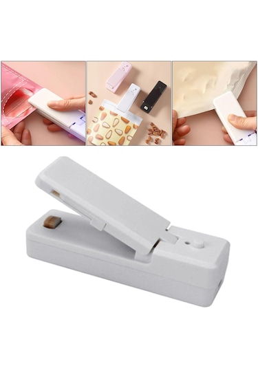 Dolıty Mini Çanta Kapatıcı Usb Şarj Edilebilir Plastik Gri Gri