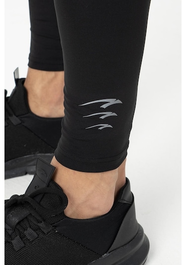 Maraton Active Slimfit Erkek Koşu Siyah Tayt 21966-siyah