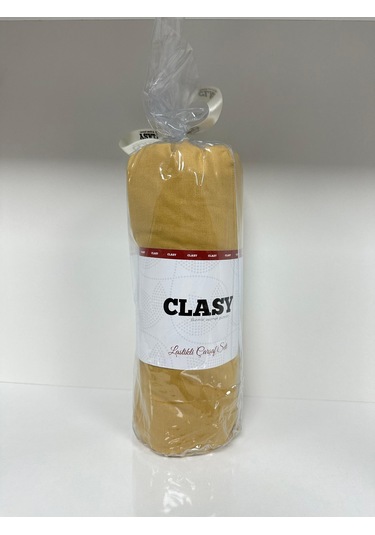 Clasy Ranforce Lastikli Çarşaf Seti Tek Kişilik Hardal Çok Renkli