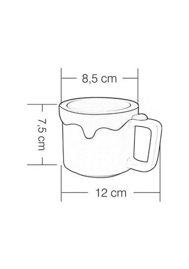 Paint Mug Kupa Yeşil Medium