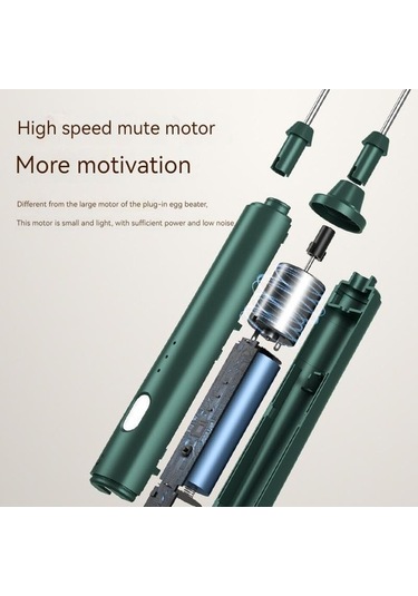 Likeable Kitchenware Mixer Kahve Süt,kahve Köpürtücü Yeşil