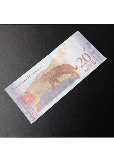2018 Venezuela 20 Bolivar Çil Eski Yabancı Kağıt Para