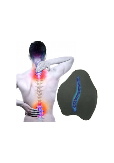 Devix Ortopedik Anatomik Bel Yastığı Sırt Destek Minderi Araba Ofis San