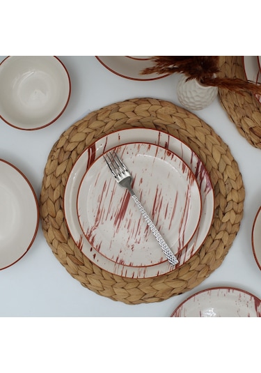 Karamel 24 Parça Yemek Takımı