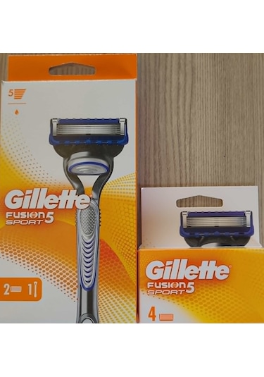 Gillette Fusion 5 Start 6'li Yedek Bıçak + Fusion Start Tıraş Mak