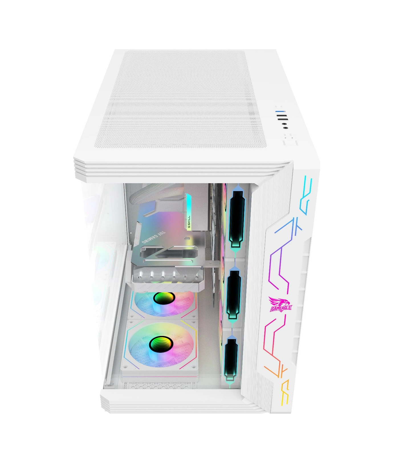 Gameagle Storm Bilgisayar Kasası + 850w Power + Sıvı Soğutma Beyaz