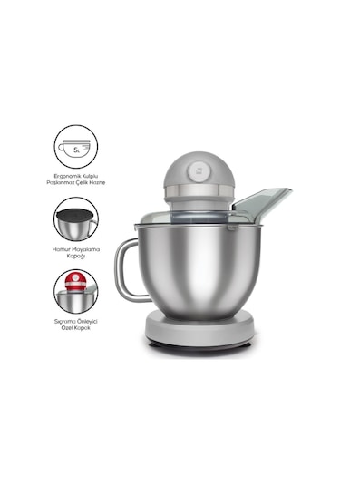 Karaca Mastermaid Chef Pro 1750 W Çift Kollu Stand Mikser