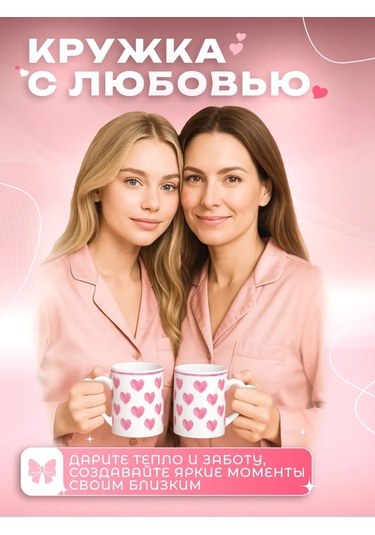 Anikoya Sevimli Estetik Kalpli Kup 366141423 Pembe