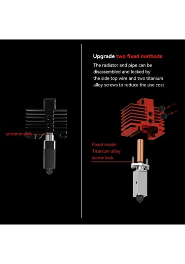Leasetake Bambu Lab X1/x1c V2.0 İçin Hotend Yükseltme Sıcak Uç Baskı Kafası 3d Baskı Parçaları Bambulab X1 İçin