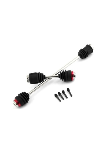 Didadodo Traxxas E-maxx 1/10 Rc Araç Çelik Merkez Şaft Takımı Siyah, 2 Parça