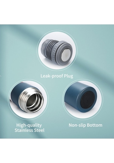 Ulzyvf 500ml Paslanmaz Çelik Termos: Sıcak/sofu İçecekler İçin 3 Kapaklı, Taşınabilir, Spor Ve Seyahat Dostu Yeşil Süper Kapasite Yeşil