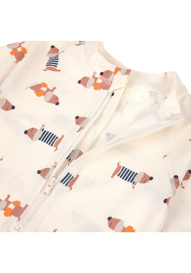 Lassig Uv Korumalı Mayo Beach Dog Orange Dark Sea Çok Renkli